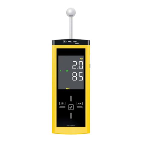 t660 vochtmeter|trotec t660 manual.